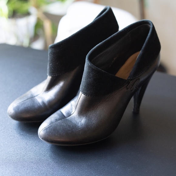 Coach Shoes - COACH Annika Ankle Bootie Black Soft Leather Size 6